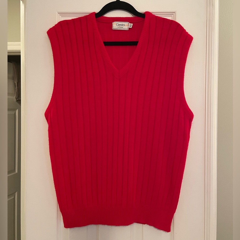 Red Sweater Vest🍒 Classics by Palmland